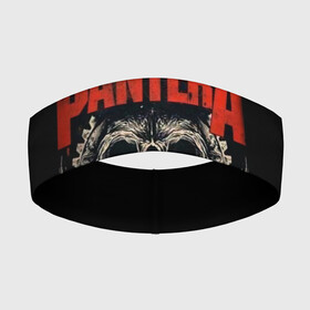 Повязка на голову 3D с принтом Pantera. в Кировске,  |  | pantera | американская метал группа | грув метал | группа | музыка | пантера | рок | рок группа
