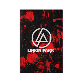 Обложка для паспорта матовая кожа с принтом Linkin Park в Кировске, натуральная матовая кожа | размер 19,3 х 13,7 см; прозрачные пластиковые крепления | chester bennington | linkin park | rock | группа | линкин парк | логотип | музыка | рок | рок н ролл | честер беннингтон | эмблема