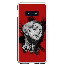 Чехол для Samsung S10E с принтом LIL PEEP 3D в Кировске, Силикон | Область печати: задняя сторона чехла, без боковых панелей | Тематика изображения на принте: death | flex | hip hop | hiphop | lil | lil peep | music | peep | rap | reper | trap | xxx | xxxtentaction | лил | лил пип | пип | рейпер | реп | рэп | тентасён | тентасъён | хип хоп