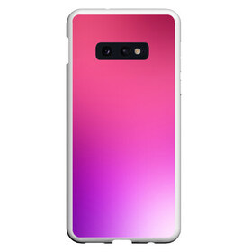 Чехол для Samsung S10E с принтом Нежный цвет в Кировске, Силикон | Область печати: задняя сторона чехла, без боковых панелей | красный | нежный цвет | плавный переход | фиолетовый