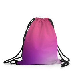 Рюкзак-мешок 3D с принтом Нежный цвет в Кировске, 100% полиэстер | плотность ткани — 200 г/м2, размер — 35 х 45 см; лямки — толстые шнурки, застежка на шнуровке, без карманов и подкладки | красный | нежный цвет | плавный переход | фиолетовый