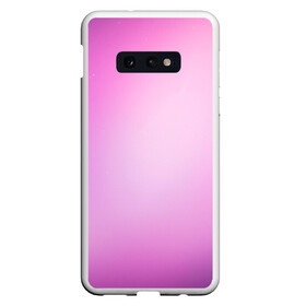 Чехол для Samsung S10E с принтом Нежный фиолет в Кировске, Силикон | Область печати: задняя сторона чехла, без боковых панелей | нежный цвет | плавный переход | розовый | фиолетовый