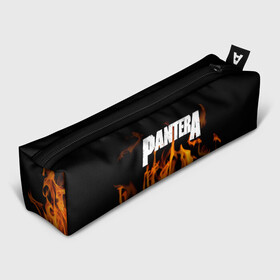 Пенал 3D с принтом Pantera в Кировске, 100% полиэстер | плотная ткань, застежка на молнии | pantera | американская метал группа | грув метал | группа | музыка | пантера | рок | рок группа