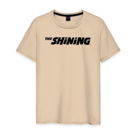 Мужская футболка хлопок с принтом The Shining Logo в Кировске, 100% хлопок | прямой крой, круглый вырез горловины, длина до линии бедер, слегка спущенное плечо. | the shining | vdosadir | сияние | стэнли кубрик