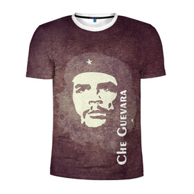 Мужская футболка 3D спортивная с принтом Че Гевара в Кировске, 100% полиэстер с улучшенными характеристиками | приталенный силуэт, круглая горловина, широкие плечи, сужается к линии бедра | che guevara | исторические личности | революция | че гевара