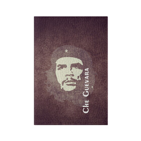 Обложка для паспорта матовая кожа с принтом Че Гевара в Кировске, натуральная матовая кожа | размер 19,3 х 13,7 см; прозрачные пластиковые крепления | che guevara | исторические личности | революция | че гевара