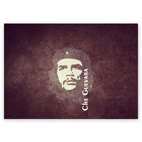 Поздравительная открытка с принтом Че Гевара в Кировске, 100% бумага | плотность бумаги 280 г/м2, матовая, на обратной стороне линовка и место для марки
 | Тематика изображения на принте: che guevara | исторические личности | революция | че гевара
