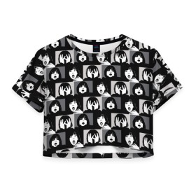 Женская футболка Crop-top 3D с принтом The Shining Collage в Кировске, 100% полиэстер | круглая горловина, длина футболки до линии талии, рукава с отворотами | Тематика изображения на принте: 
