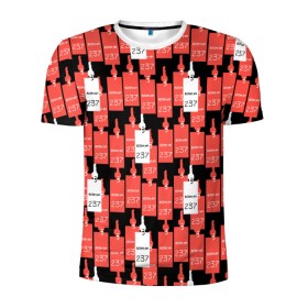 Мужская футболка 3D спортивная с принтом Room 237 Pattern в Кировске, 100% полиэстер с улучшенными характеристиками | приталенный силуэт, круглая горловина, широкие плечи, сужается к линии бедра | the shining | vdosadir | сияние | стэнли кубрик