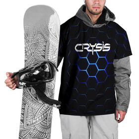 Накидка на куртку 3D с принтом CRYSIS в Кировске, 100% полиэстер |  | action | crysis | cryteck | броня | кризис | шутер
