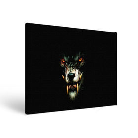 Холст прямоугольный с принтом Werewolf в Кировске, 100% ПВХ |  | Тематика изображения на принте: black | eyes | fangs | grin | jaw | muzzle | nose | teeth | view | werewolf | взгляд | глаза | зубы | клыки | нос | оборотень | оскал | пасть