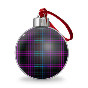 Ёлочный шар с принтом Neon cell в Кировске, Пластик | Диаметр: 77 мм | геометрия | градиент | квадраты | клетка | клетчатый | линии | неоновый | полосы | популярный | разноцветный | решетка | сетка | текстура | фиолетовый | шотландка | яркий
