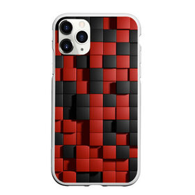 Чехол для iPhone 11 Pro Max матовый с принтом кубики в Кировске, Силикон |  | big picture | геометрия | иллюзия | картинки | кубики | оптическая | прикольные | текстуры | тренды