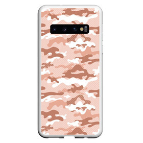 Чехол для Samsung Galaxy S10 с принтом Песочный камуфляж в Кировске, Силикон | Область печати: задняя сторона чехла, без боковых панелей | texture | абстракт | абстракция | армейский | армия | военный | женский камуфляж | камуфляж | краска | линии | паттерн | полосы | стиль | текстура | точки