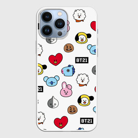 Чехол для iPhone 13 Pro Max с принтом BTS | БТС | BANGTAN BOYS | BT21 в Кировске,  |  | bangtan boys | bt21 | bts | бтс