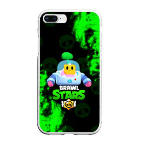 Чехол для iPhone 7Plus/8 Plus матовый с принтом BRAWL STARS SPROUT в Кировске, Силикон | Область печати: задняя сторона чехла, без боковых панелей | brawl | brawl stars | brawl stars sprout | clash | sprout | бравл старс | игра | мобильные игры | спраут