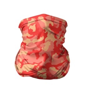 Бандана-труба 3D с принтом Оранжевый камуфляж в Кировске, 100% полиэстер, ткань с особыми свойствами — Activecool | плотность 150‒180 г/м2; хорошо тянется, но сохраняет форму | camouflage | camuflage | kamouflage | orange | pink | абстракция | камуфляж | комуфляж | оранжевый | пятна | розовый