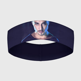 Повязка на голову 3D с принтом Дима Билан в Кировске,  |  | Тематика изображения на принте: актер | билан | дима | певец