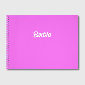 Альбом для рисования с принтом Barbie в Кировске, 100% бумага
 | матовая бумага, плотность 200 мг. | Тематика изображения на принте: barbie | барби | кукла | кукла барби