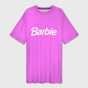 Платье-футболка 3D с принтом Barbie в Кировске,  |  | Тематика изображения на принте: barbie | барби | кукла | кукла барби