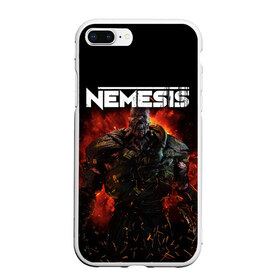 Чехол для iPhone 7Plus/8 Plus матовый с принтом Nemesis в Кировске, Силикон | Область печати: задняя сторона чехла, без боковых панелей | jill valentine | nemesis | racoon city | resident evil | resident evil 3 | обитель зла | ракун сити