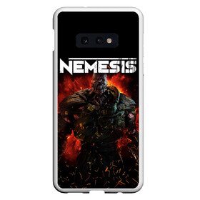 Чехол для Samsung S10E с принтом Nemesis в Кировске, Силикон | Область печати: задняя сторона чехла, без боковых панелей | jill valentine | nemesis | racoon city | resident evil | resident evil 3 | обитель зла | ракун сити