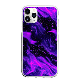 Чехол для iPhone 11 Pro Max матовый с принтом ФИОЛЕТОВЫЙ ОГОНЬ в Кировске, Силикон |  | abstraction | bright | fire | flame | geometry | heat | hexagon | light | neon | texture | triangle | wildfire | абстракция | геометрия | искры | неон | неоновый | огненный | огонь | пламя | пожар | соты | текстура