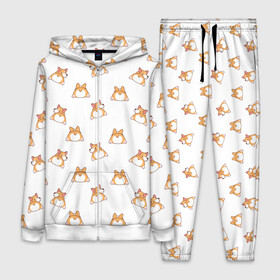 Женский костюм 3D с принтом Corgi в Кировске,  |  | animal | corgi | dog | kids | pattern | дети | животные | корги | лето | малыши | паттерн | собаки | текстура