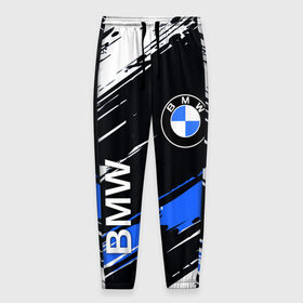 Мужские брюки 3D с принтом BMW в Кировске, 100% полиэстер | манжеты по низу, эластичный пояс регулируется шнурком, по бокам два кармана без застежек, внутренняя часть кармана из мелкой сетки | auto | bmw | bmw 3 | bmw 5. | bmw m5 | i8 | x5 | x6 | авто | бмв
