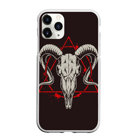 Чехол для iPhone 11 Pro матовый с принтом Культ в Кировске, Силикон |  | demon | devil | fashion | goat | hell | horror | monster | satan | skull | style | ад | демон | дьявол | козёл | мода | монстр | сатана | стиль | ужас | череп