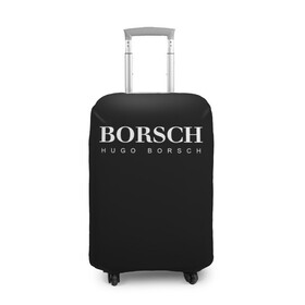 Чехол для чемодана 3D с принтом BORSCH hugo borsch в Кировске, 86% полиэфир, 14% спандекс | двустороннее нанесение принта, прорези для ручек и колес | borsch | boss | hugo borsch | hugo boss | антибренд | борщ | босс | бренд | брендовый | брэнд | знак | значок | итальянский | как | лого | логотип | пародия | прикол | салон | салоновский | символ | фирменный