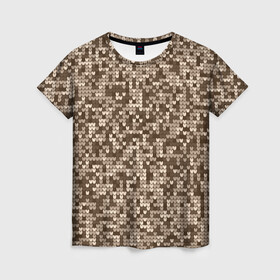 Женская футболка 3D с принтом ВЯЗАНЫЙ КАМУФЛЯЖ в Кировске, 100% полиэфир ( синтетическое хлопкоподобное полотно) | прямой крой, круглый вырез горловины, длина до линии бедер | camouflage | армия | военная форма | военный | вооружение | вооруженные силы | вязанный | вязаный | защита | защитный цвет | камуфляж | маскировка | солдат | униформа | форма | хаки