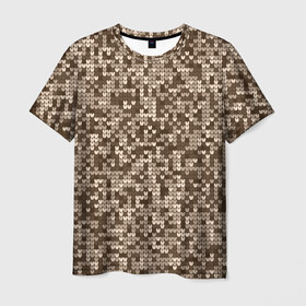 Мужская футболка 3D с принтом ВЯЗАНЫЙ КАМУФЛЯЖ в Кировске, 100% полиэфир | прямой крой, круглый вырез горловины, длина до линии бедер | Тематика изображения на принте: camouflage | армия | военная форма | военный | вооружение | вооруженные силы | вязанный | вязаный | защита | защитный цвет | камуфляж | маскировка | солдат | униформа | форма | хаки
