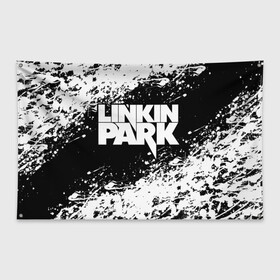 Флаг-баннер с принтом LINKIN PARK [5] в Кировске, 100% полиэстер | размер 67 х 109 см, плотность ткани — 95 г/м2; по краям флага есть четыре люверса для крепления | linkin | linkin park | music | park | rock | линкин | линкин парк | музыка | парк | рок