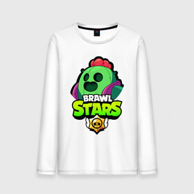 Мужской лонгслив хлопок с принтом BRAWL STARS SPIKE в Кировске, 100% хлопок |  | bibi | brawl stars | coach mike | crow | leon | leon shark | max | mecha crow | mr.p | phoenix | sally leon | spike | sprout | unicorn | virus 8 bit | werewolf | ворон | оборотень | пингвин