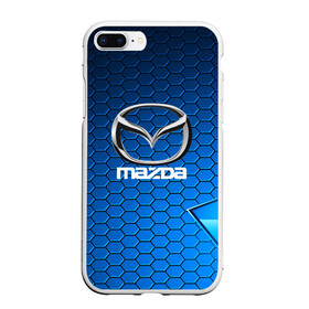 Чехол для iPhone 7Plus/8 Plus матовый с принтом MAZDA в Кировске, Силикон | Область печати: задняя сторона чехла, без боковых панелей | amg | auto | bmw | honda | jdm | mercedes | nissan | porsche | racing | sport | subar | toyota | автомобил | автомобильные | киа | лексус | марка | машины | митсубиси | ниссан | порше | спорт | субару | тесла | тойота | хонда