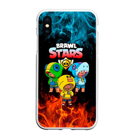 Чехол для iPhone XS Max матовый с принтом Brawl Stars Leon Trio в Кировске, Силикон | Область печати: задняя сторона чехла, без боковых панелей | 3 леона | brawl stars | brawl stars leon | leon | leon green | leon sally | leon shark | бравл старс | леон | леон акула | леон огонь | леон салли | леон старс | леоны