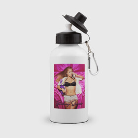 Бутылка спортивная с принтом Britney Spears в Кировске, металл | емкость — 500 мл, в комплекте две пластиковые крышки и карабин для крепления | britney | britneyspears | icon | jean | pop | princess | spears | usa | бритни | бритниспирс | джин | поп | работа | спирс | сша