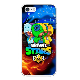 Чехол для iPhone 5/5S матовый с принтом BRAWL STARS LEON SKINS в Кировске, Силикон | Область печати: задняя сторона чехла, без боковых панелей | 