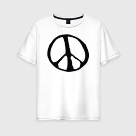 Женская футболка хлопок Oversize с принтом Пацифик в Кировске, 100% хлопок | свободный крой, круглый ворот, спущенный рукав, длина до линии бедер
 | 