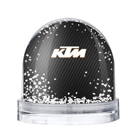 Снежный шар с принтом KTM КАРБОН (Z) в Кировске, Пластик | Изображение внутри шара печатается на глянцевой фотобумаге с двух сторон | enduro | ktm | moto | motocycle | sportmotorcycle | ктм | мото | мотоспорт