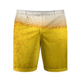Мужские шорты спортивные с принтом Пиво в Кировске,  |  | пенное | хмельное