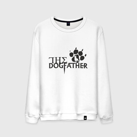 Мужской свитшот хлопок с принтом The Dogfather в Кировске, 100% хлопок |  | Тематика изображения на принте: amimals | dog | doggy | woof | арт | боксер | бульдог | бультерьер | волк | гав | доберман | дог | долматинец | друг | животные | йорк | картинка | мопс | овчарка | пёс | песик | питомец | пудель | рисунок | сенбернар