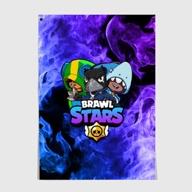 Постер с принтом Brawl Stars TRIO в Кировске, 100% бумага
 | бумага, плотность 150 мг. Матовая, но за счет высокого коэффициента гладкости имеет небольшой блеск и дает на свету блики, но в отличии от глянцевой бумаги не покрыта лаком | 8 bit | 8 бит | bibi | brawl | brawl stars | crow | leon | spike | sprout | stars | бравл | бравл старс | браво старс | игра | компьютерная | кров | леон | онлайн | старс