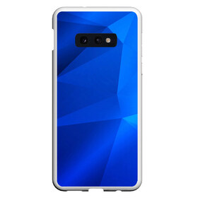 Чехол для Samsung S10E с принтом SHADES OF BLUE в Кировске, Силикон | Область печати: задняя сторона чехла, без боковых панелей | geometry | kaleidoscope | pattern | pilygon | polyscape | space | textures | tie dye | абстракт | броня | вселенная | геометрия | города | каледоскоп | космос | паттерн | полигон | полискейп | природа | тай дай | текстура | текстуры