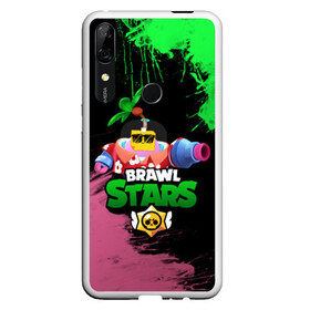 Чехол для Honor P Smart Z с принтом СПРУТ BRAWL STARS в Кировске, Силикон | Область печати: задняя сторона чехла, без боковых панелей | brawl | brawl stars | brawl stars sprout | clash | sprout | tropical sprout | бравл старс | игра | мобильные игры | спраут | тропический спрут