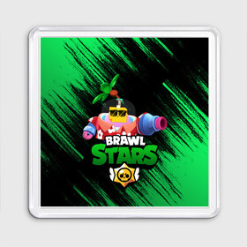 Магнит 55*55 с принтом SPROUT BRAWL STARS в Кировске, Пластик | Размер: 65*65 мм; Размер печати: 55*55 мм | Тематика изображения на принте: brawl | brawl stars | brawl stars sprout | clash | sprout | tropical sprout | бравл старс | игра | мобильные игры | спраут | тропический спрут