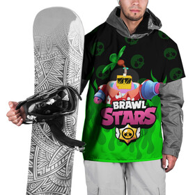 Накидка на куртку 3D с принтом СПРАУТ BRAWL STARS в Кировске, 100% полиэстер |  | brawl | brawl stars | brawl stars sprout | clash | sprout | tropical sprout | бравл старс | игра | мобильные игры | спраут | тропический спрут