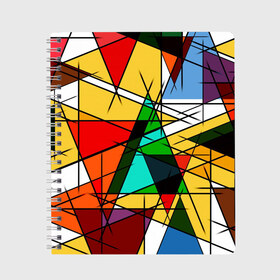 Тетрадь с принтом ПИКАССО в Кировске, 100% бумага | 48 листов, плотность листов — 60 г/м2, плотность картонной обложки — 250 г/м2. Листы скреплены сбоку удобной пружинной спиралью. Уголки страниц и обложки скругленные. Цвет линий — светло-серый
 | geometry | kaleidoscope | pattern | pilygon | polyscape | space | textures | tie dye | абстракт | броня | вселенная | геометрия | города | каледоскоп | космос | паттерн | полигон | полискейп | природа | тай дай | текстура | текстуры