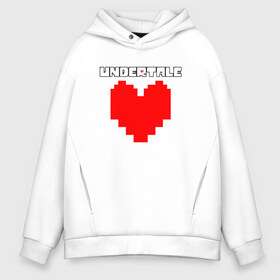 Мужское худи Oversize хлопок с принтом UNDERTALE HEART в Кировске, френч-терри — 70% хлопок, 30% полиэстер. Мягкий теплый начес внутри —100% хлопок | боковые карманы, эластичные манжеты и нижняя кромка, капюшон на магнитной кнопке | asriel dreemurr | chara | frisk | gaster blaster | sans | undertale | азриэль дримурр | андертейл | гастер | меттатон | санс | фриск | чара